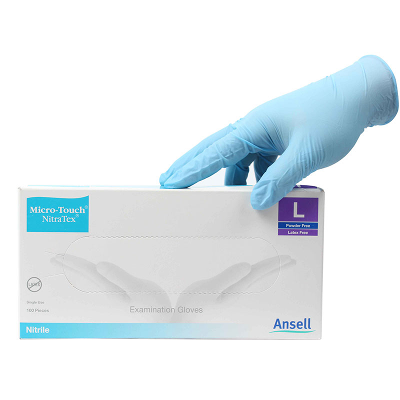 安思爾4476藍色一次性丁腈手套 安思爾4476藍色一次性丁腈手套