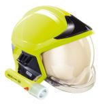 梅思安10158862黃色F1XF消防頭盔 