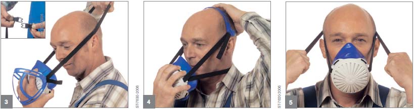 防塵面罩佩戴步驟2