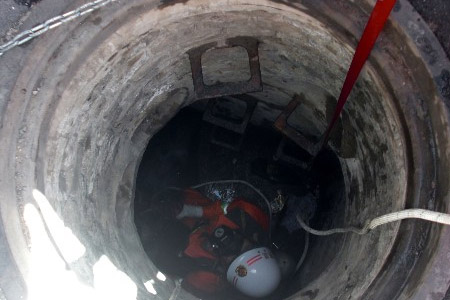 缺氧環(huán)境佩戴自給式呼吸器防護